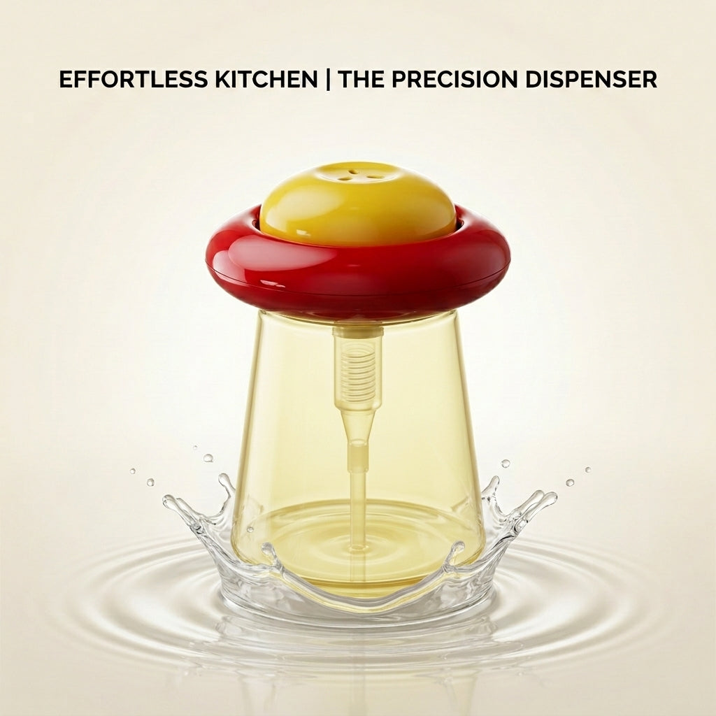 UFO-Shaped Press-Down Dish Soap Dispenser
