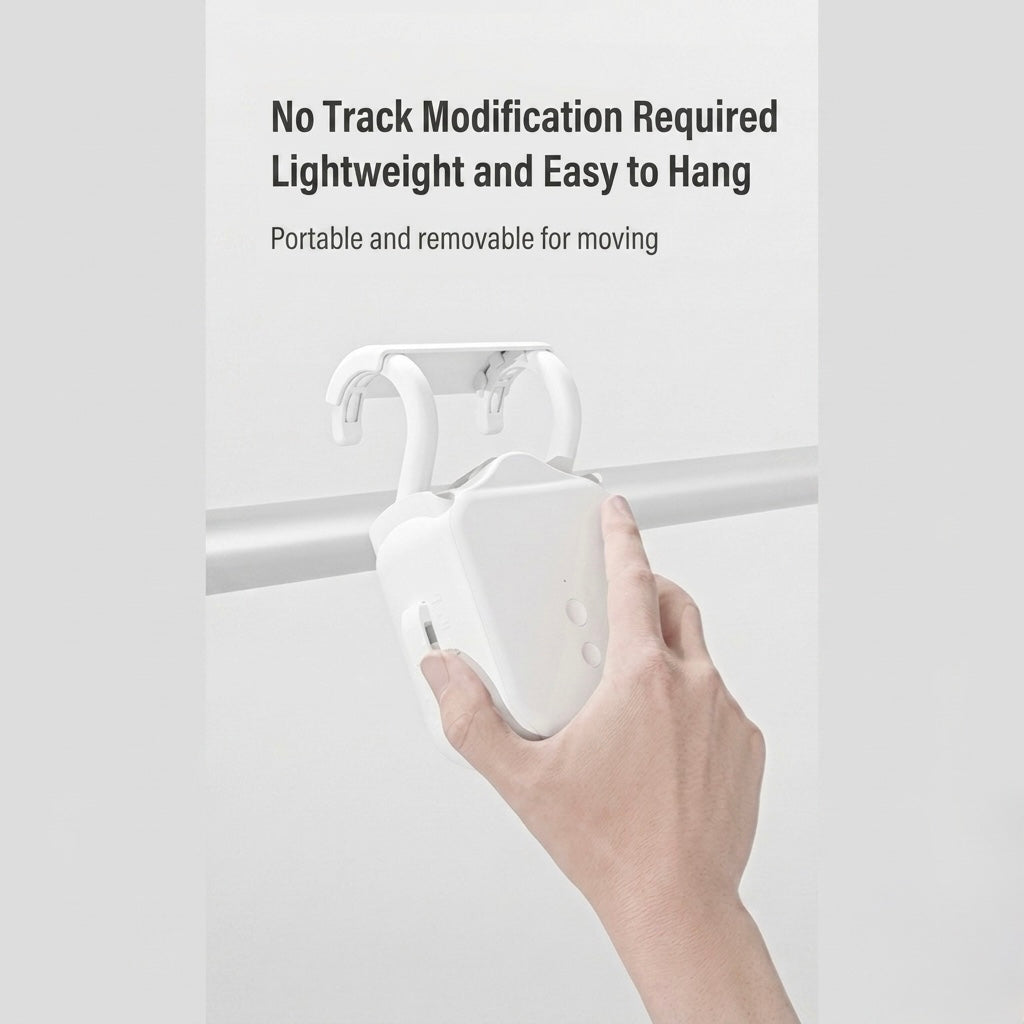 Easy-Install Smart Curtain Robot - Wireless Automatic Opener with App & Voice Control